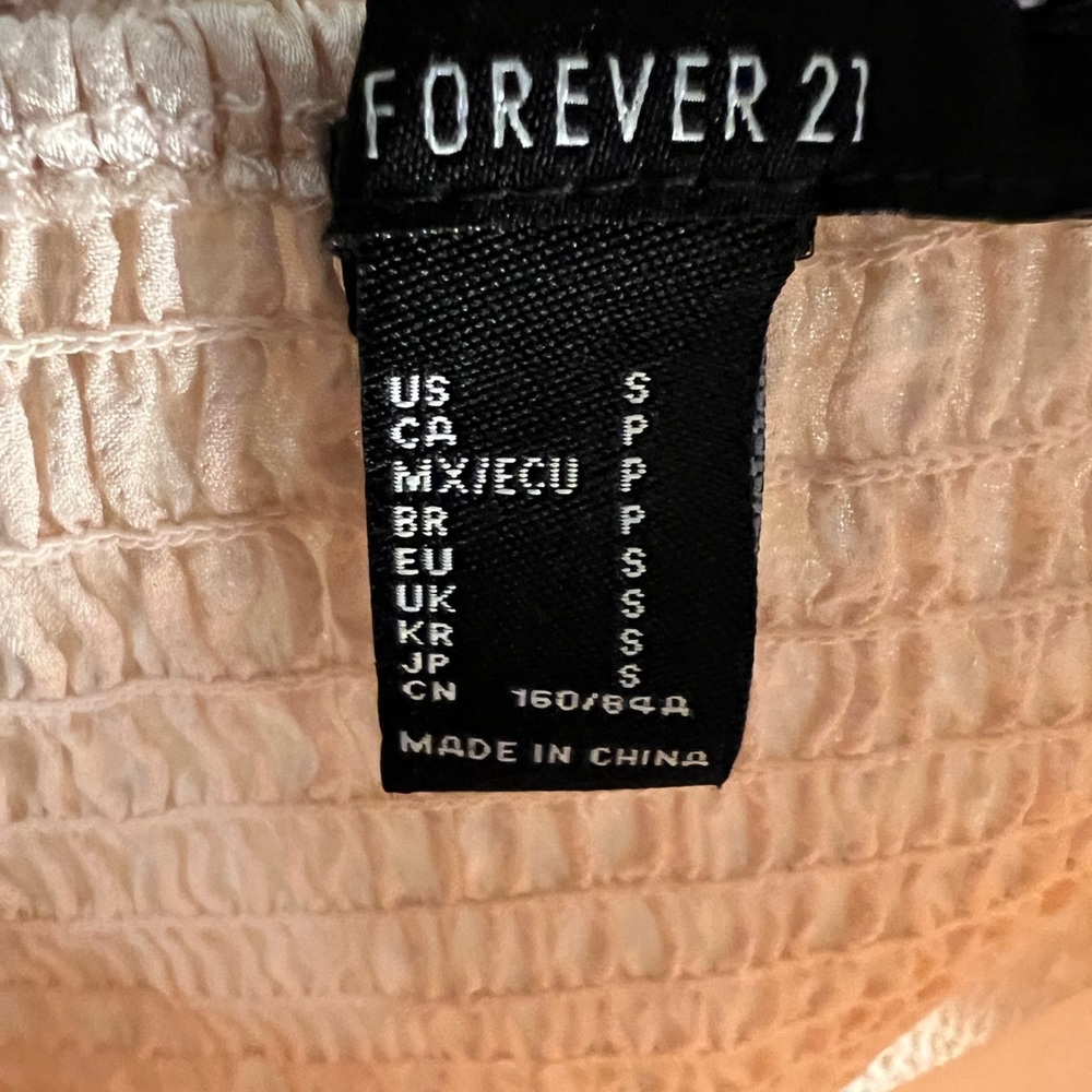 Small Forever 21 Crop Blouse - Picture 3 of 3